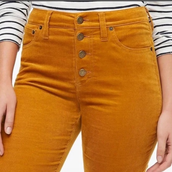 NWT J. Crew Factory 9” High Rise Skinny Corduroy Pant with Button Fly 28 - Picture 2 of 11